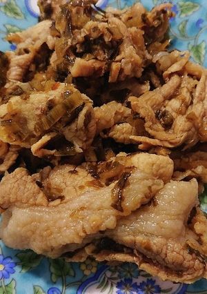 豚肉のごま高菜炒め◇簡単お惣菜◇常備菜-レシピのメイン写真