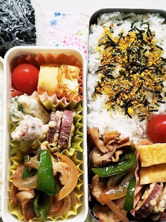 豚肉ピーマン炒め弁当(7.14)-レシピのメイン写真