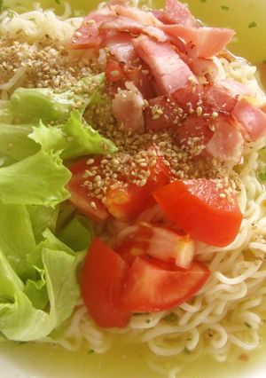 冷やしサラダ塩そば-レシピのメイン写真