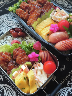 ❜21/7/15 タレ漬け唐揚げ弁当-レシピのメイン写真
