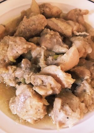 やわらかネギ塩ダレ鶏肉炒め＊秘訣はりんご-レシピのメイン写真