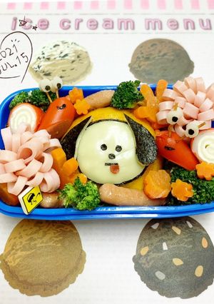 BTS〜BT21〜CHIMMY、キャラ弁-レシピのメイン写真