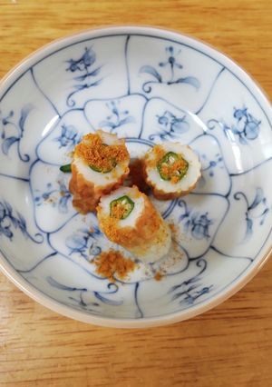 オクラinちくわのカレー粉かけ-レシピのメイン写真
