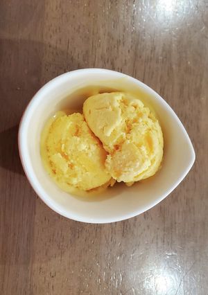 ♡♡マンゴー好きのマンゴー果肉アイス♡♡-レシピのメイン写真