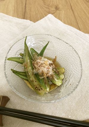 オクラの焼き浸し-レシピのメイン写真