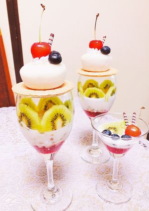 簡単*楽ちん☆おうちパフェ-レシピのメイン写真