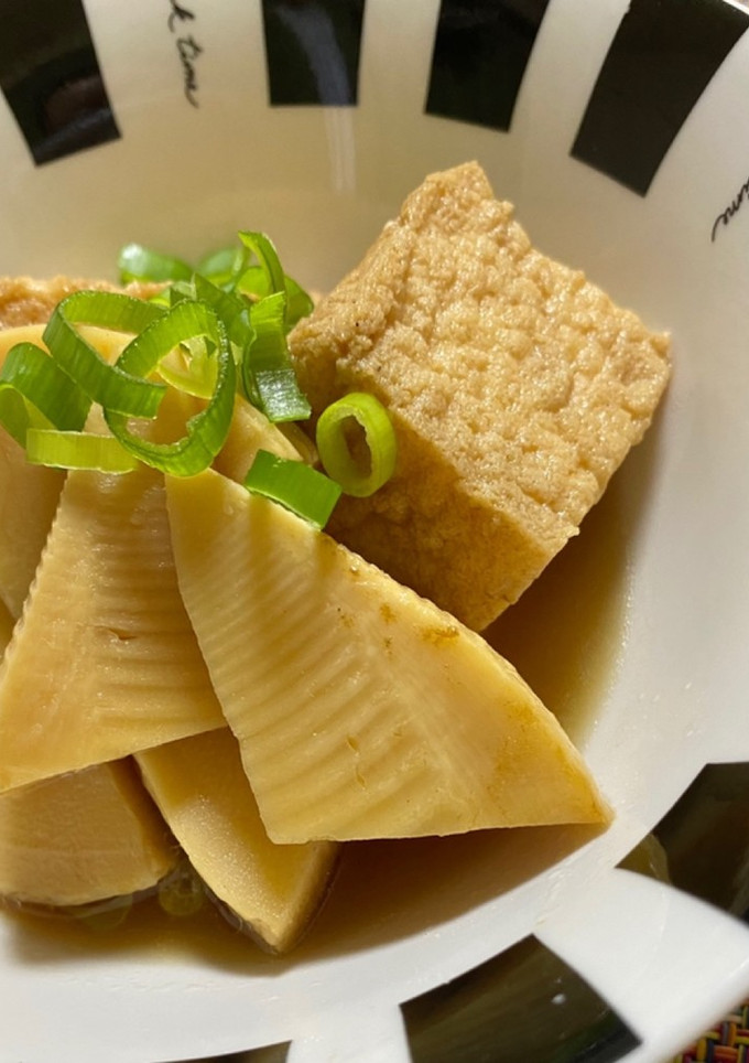 味しみしみ！たけのこと厚揚げの簡単煮物-レシピのメイン写真
