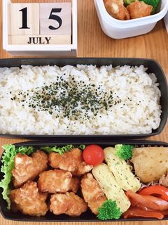 鶏ささみの唐揚げ弁当 21/7.15-レシピのメイン写真
