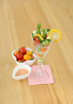 夏野菜サンサンサラダ-レシピのメイン写真