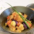 業務スー和風野菜ミックスと鶏肉の黒酢あん