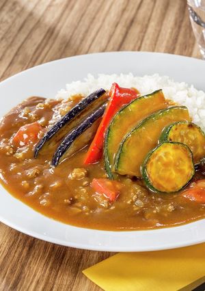 夏野菜揚げ焼きカレー-レシピのメイン写真