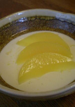 クリーミーｄｅピーチな杏仁豆腐☆-レシピのメイン写真