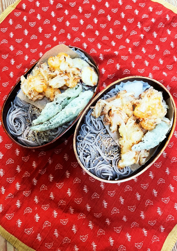 ざる蕎麦とかき揚げ天おろし弁当-レシピのメイン写真