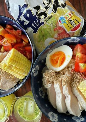 夏に美味しい冷たいラーメン-レシピのメイン写真