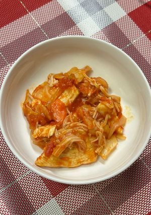 鶏むね肉と野菜のトマト煮込み-レシピのメイン写真