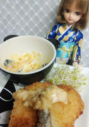 リカちゃん♡フライに◎福神漬タルソー風♪-レシピのメイン写真