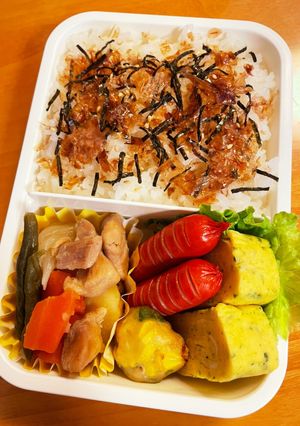 鶏肉ジャガ弁当（覚え書き）-レシピのメイン写真