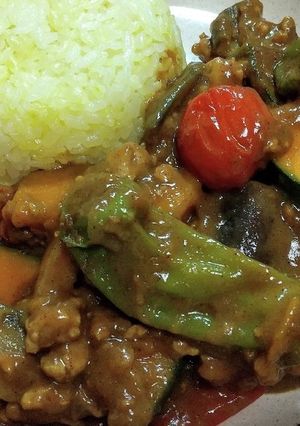 夏野菜たっぷり煮込みカレー♪-レシピのメイン写真