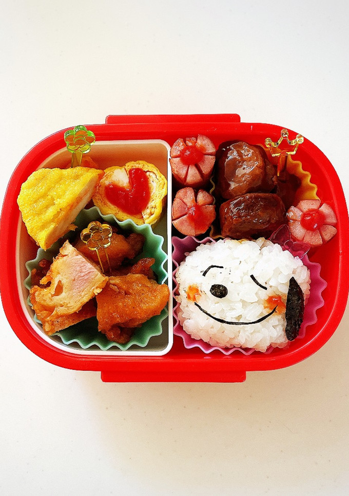 年中さんの幼稚園スヌーピー弁当♡-レシピのメイン写真