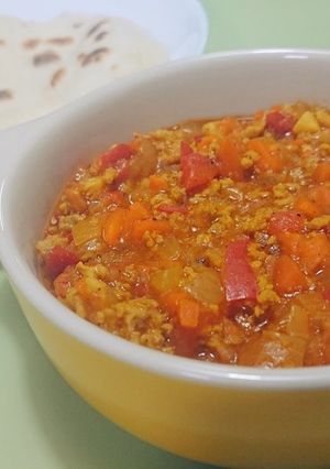 野菜沢山♡スパイスから作るキーマカレー-レシピのメイン写真
