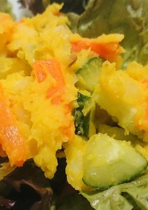 マヨネーズフリー♡色鮮やかなポテトサラダ-レシピのメイン写真