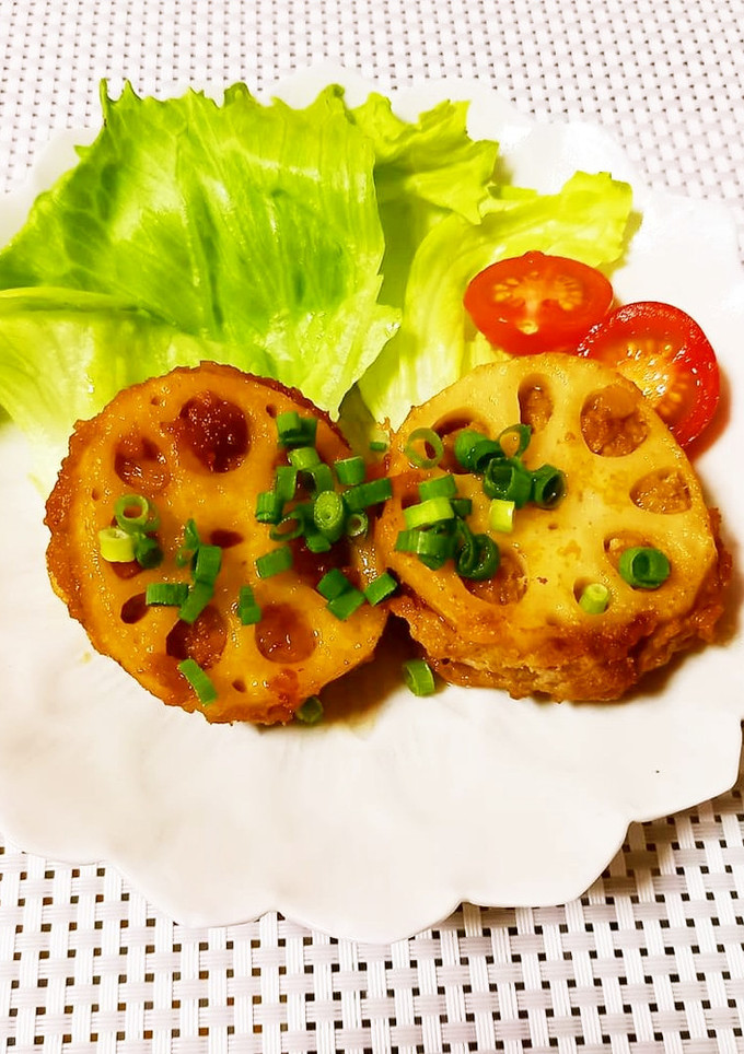 ご飯に合う！れんこんの挟み焼き-レシピのメイン写真