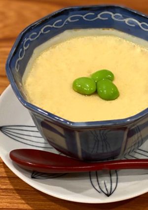 あさりと枝豆の冷製茶碗蒸し-レシピのメイン写真