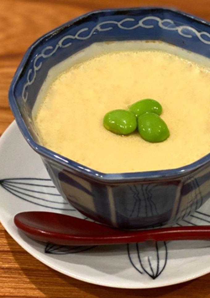 あさりと枝豆の冷製茶碗蒸し-レシピのメイン写真
