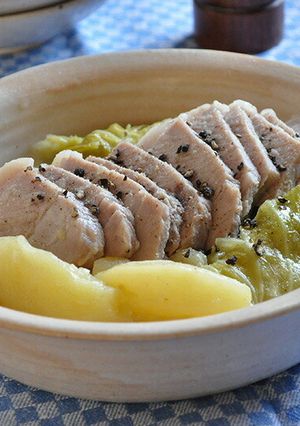 豚肉のオリーブオイル蒸し-レシピのメイン写真