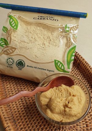 ひよこ豆できな粉。即席フムスが一人分から-レシピのメイン写真