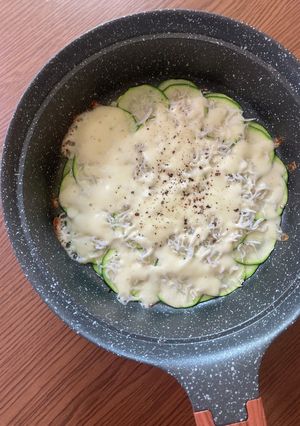 ズッキーニピザ　離乳食OK-レシピのメイン写真