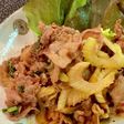 牛肉とセロリのスタミナ焼き
