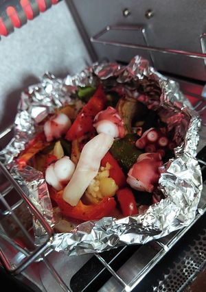 アヒージョ風　ホイル焼き-レシピのメイン写真