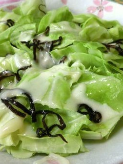 塩昆布チーズごま油で♪ おつまみキャベツ-レシピのメイン写真