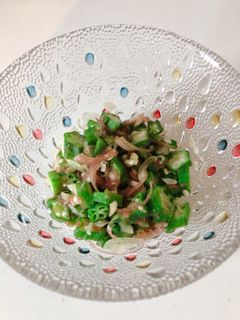 夏にさっぱり☆梅おくら茗荷の小鉢-レシピのメイン写真