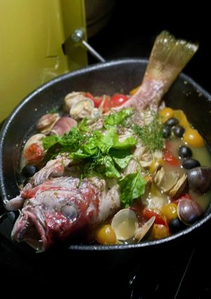 白身魚の白ワイン煮（仏版アクアパッツア）-レシピのメイン写真