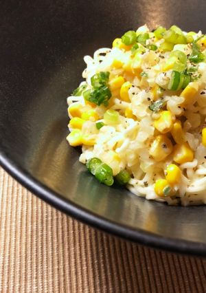 塩バターコーンのクリーミー和え麺-レシピのメイン写真