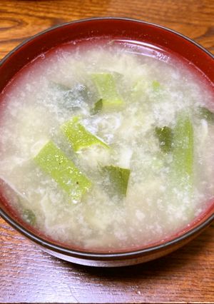 オクラと乾燥野菜ミックスの味噌汁-レシピのメイン写真