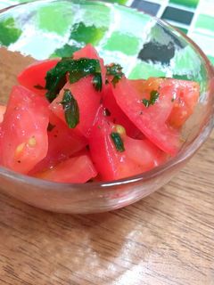 完熟トマトの簡単マリネ☆-レシピのメイン写真