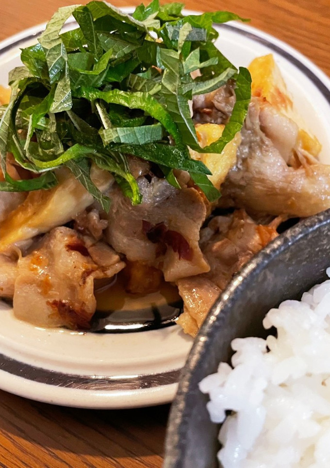 15分簡単♪豚肉と厚揚のバターおかか和え-レシピのメイン写真