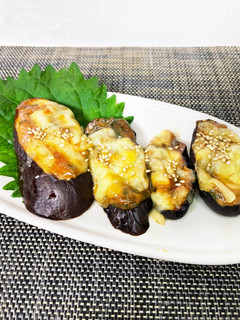 簡単ナス田楽チーズ焼き-レシピのメイン写真