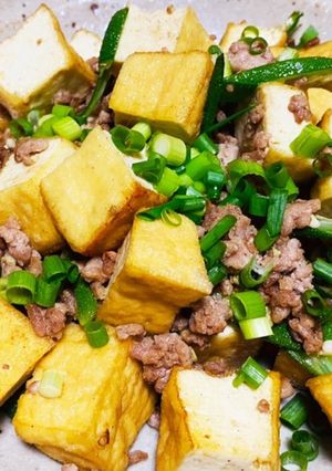 厚揚げと挽肉のさっぱり炒め＊生姜風味-レシピのメイン写真