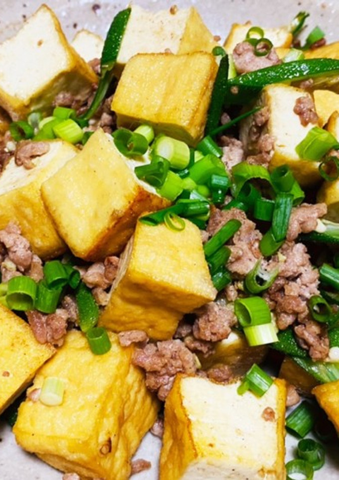 厚揚げと挽肉のさっぱり炒め＊生姜風味-レシピのメイン写真