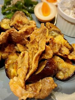 茄子と豚肉のピリ辛味噌炒め♪-レシピのメイン写真