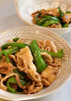 5分で完成‼︎激うま⭐︎豚肉ピーマン⭐︎-レシピのメイン写真