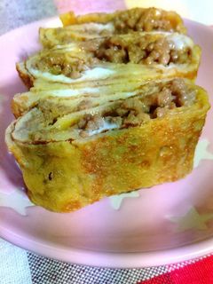 そぼろ入りの卵焼き-レシピのメイン写真
