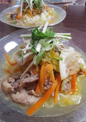 サッポロ一番冷やし野菜ラーメン-レシピのメイン写真