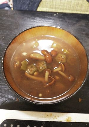 ネバネバ味噌汁-レシピのメイン写真