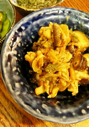 豚こまと椎茸の辛味噌炒め-レシピのメイン写真
