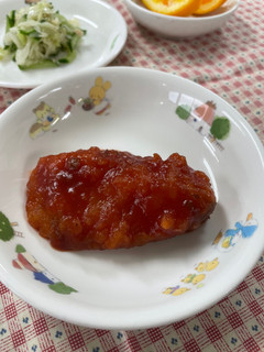 辛くない!白身魚のチリソース 保育園給食-レシピのメイン写真